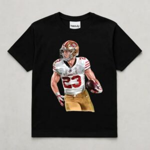 Christian McCaffrey Art 49ers Men T-shirt