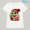 Starbucks Blend Grinchmas Green Lady Christmas T shirt2