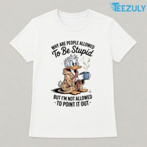 Thinking It Loudly, Saying It Quietly Duck Funny T shirt