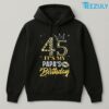 45 Its My Papas Birthday Crown Happy 45 Years Old T Shirt 04