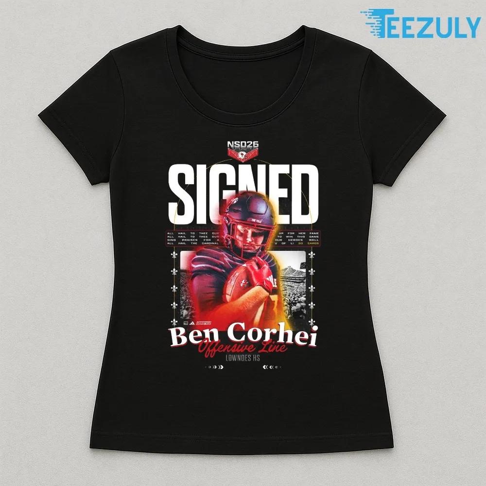 Ben Corhei Offensive Line Lowndes HS Class of 2026 T-shirt