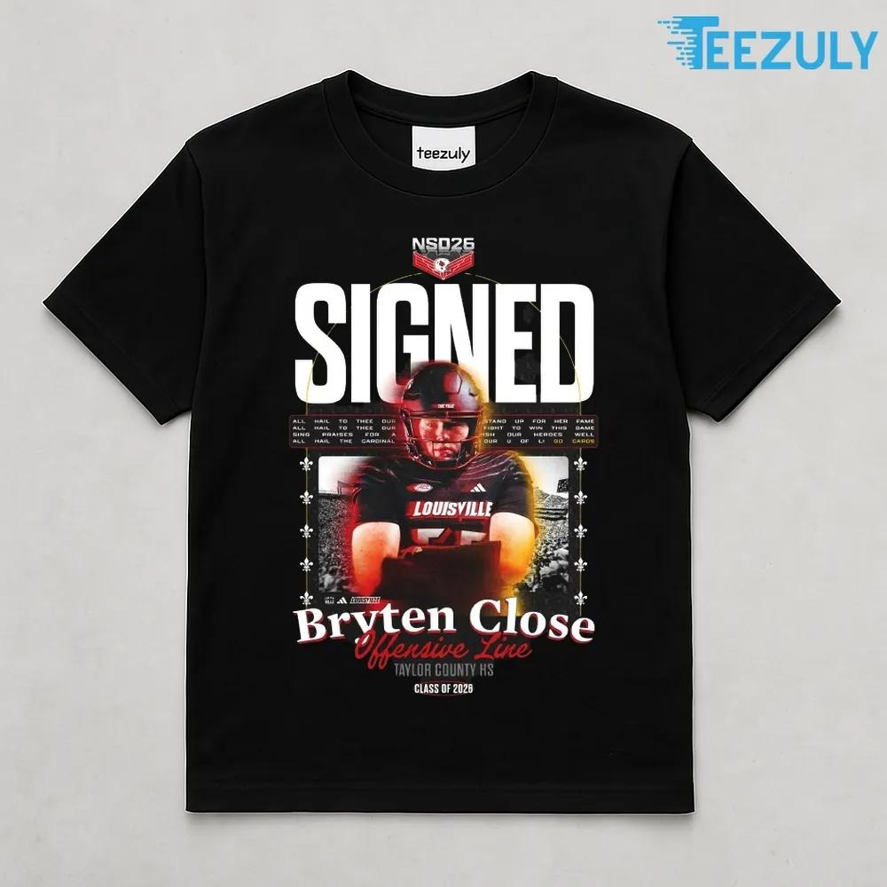 Bryten Close Offensive Line Taylor County Class of 2026 T-shirt Bryten Close Offensive Line Taylor County Class of 2026 T-shirt