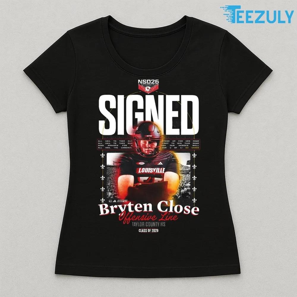 Bryten Close Offensive Line Taylor County Class of 2026 T-shirt Bryten Close Offensive Line Taylor County Class of 2026 T-shirt