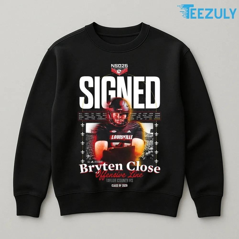 Bryten Close Offensive Line Taylor County Class of 2026 T-shirt Bryten Close Offensive Line Taylor County Class of 2026 T-shirt
