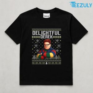 Delightful Derek Stranger Things Christmas T-shirt