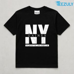 Gaines NY Retro Urban Style Coordinates T-Shirt