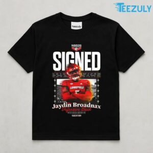 Jaydin Broadnax Defensive Back West Boca Raton HS Class of 2026 T-shirt