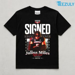Julius Miles Tight End Freeport Louisville Cardinals Class of 2026 T shirt