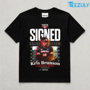 Kris Brunson Defensive Back Brookwood HS Louisville Cardinals Class of 2026 T shirt