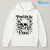 Powered by Chaos Skull Floral T shirt 04